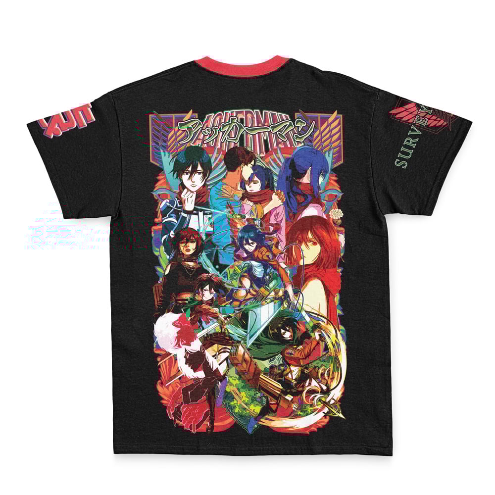 Buildercar - Mikasa Ackerman Attack on Titan Streetwear T-Shirt