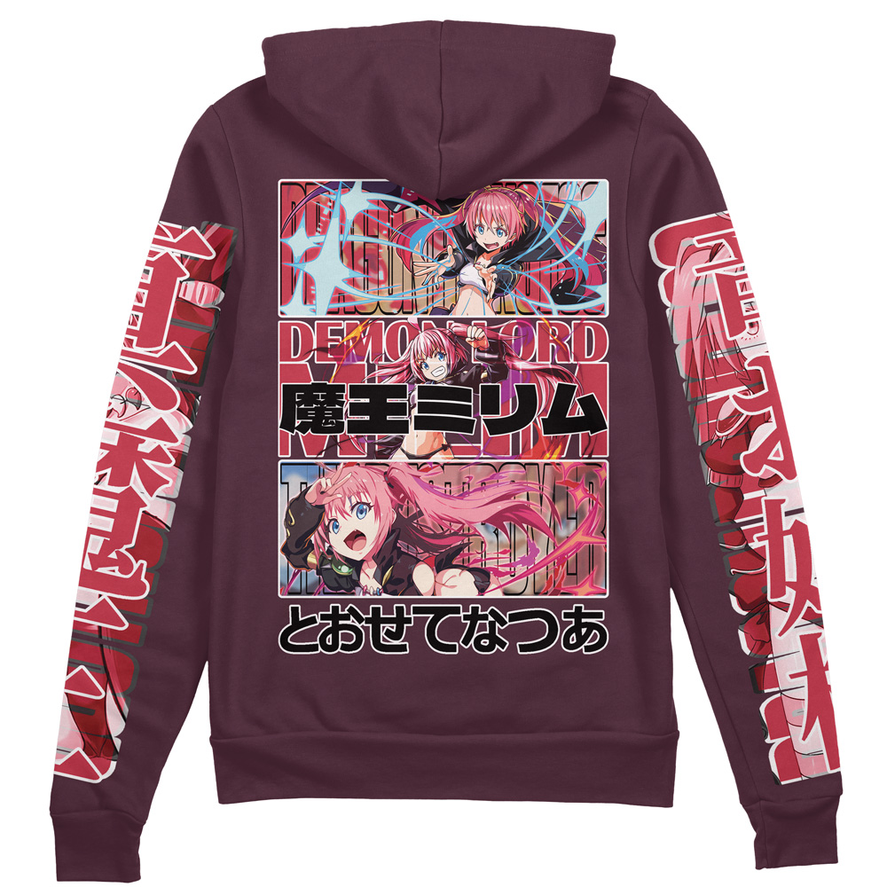 Buildercar - Milim Nava That Time I Got Reincarnated as a Slime Streetwear Zip Hoodie Jacket