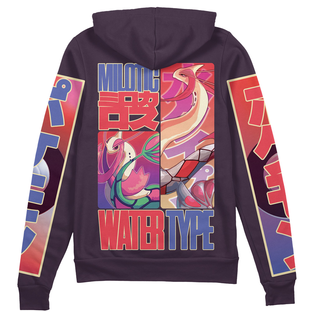 Buildercar - Milotic Pokemon Streetwear Zip Hoodie Jacket