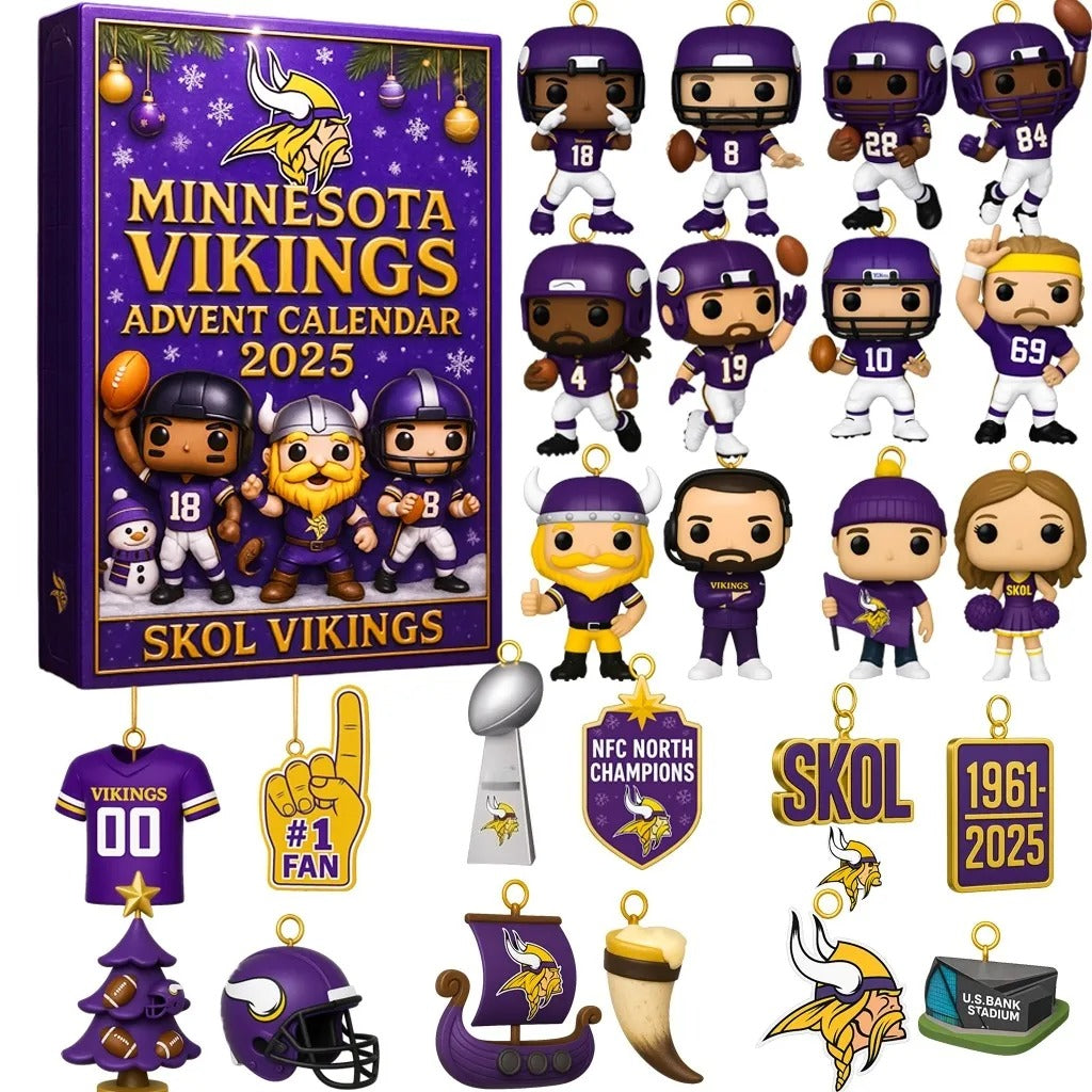 Buildercar - Minnesota Vikings 2025 Advent Calendar 
