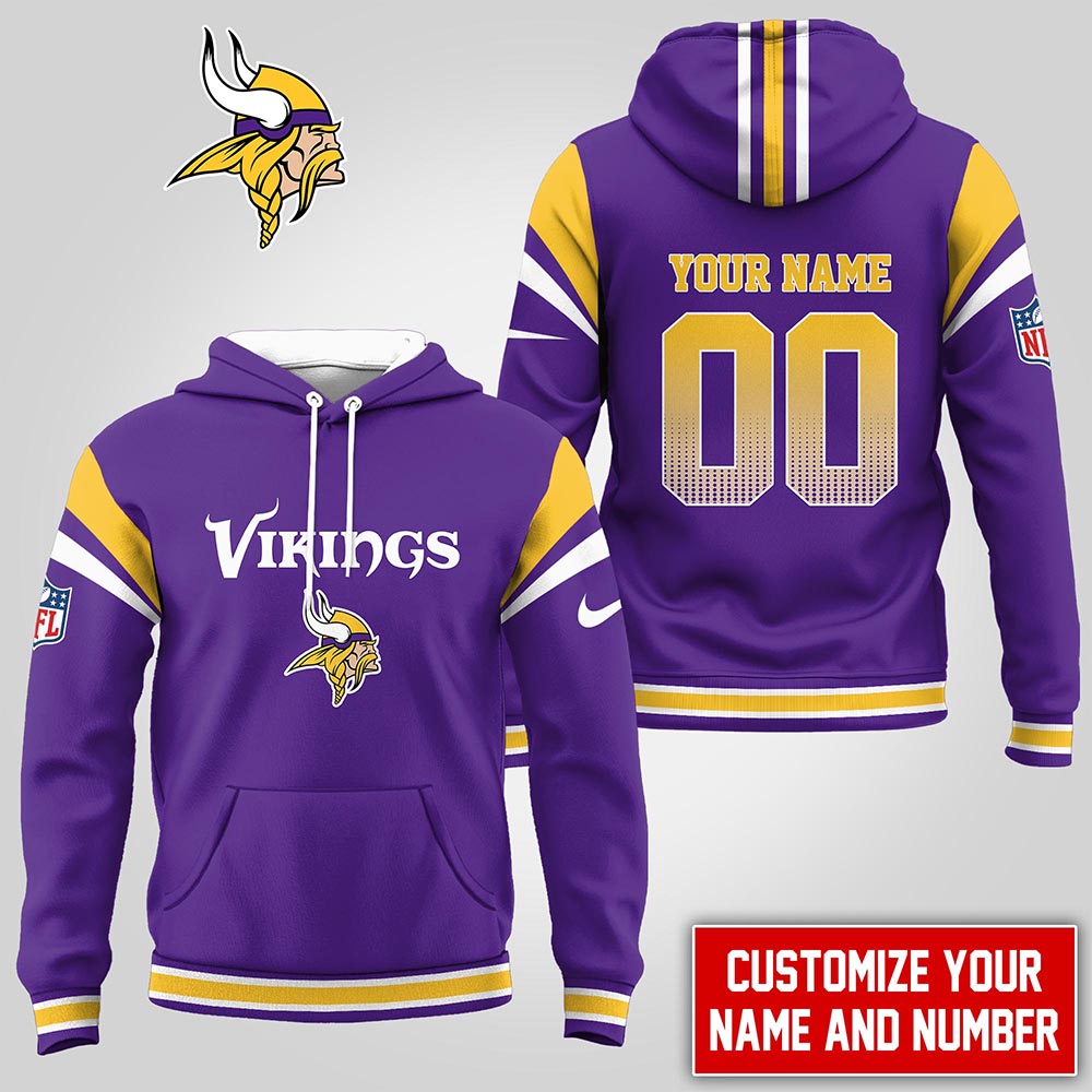 Buildercar - Minnesota Vikings | Premium NFL Customized Hoodie