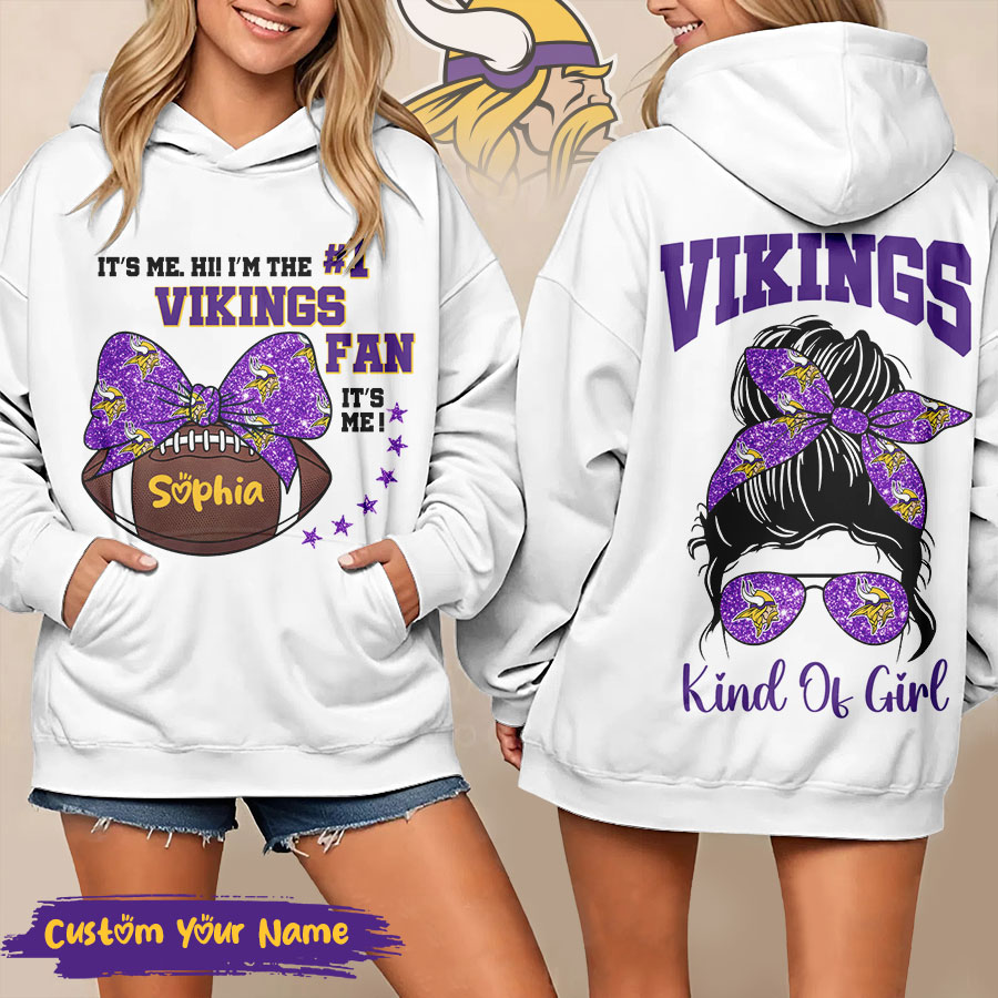 Buildercar - Minnesota Vikings Premium NFL KIndianapolis Colts Of Girl Hoodie