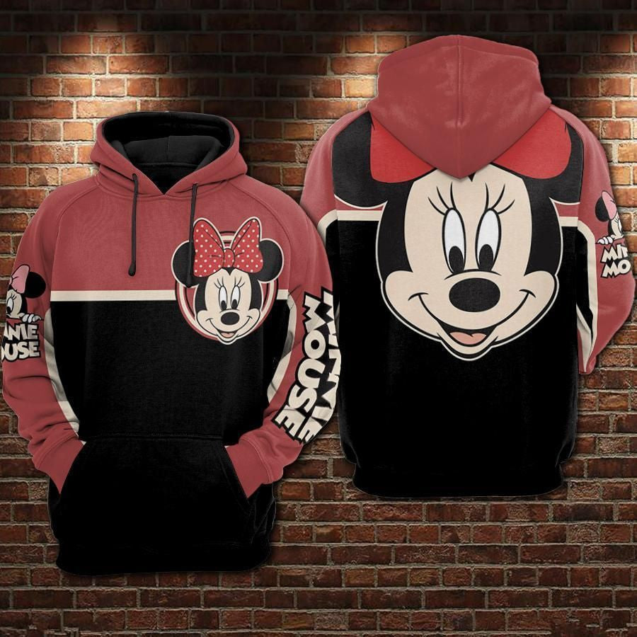 Buildercar - Minnie Mouse Movies Disney Over Print 3d Hoodie 430