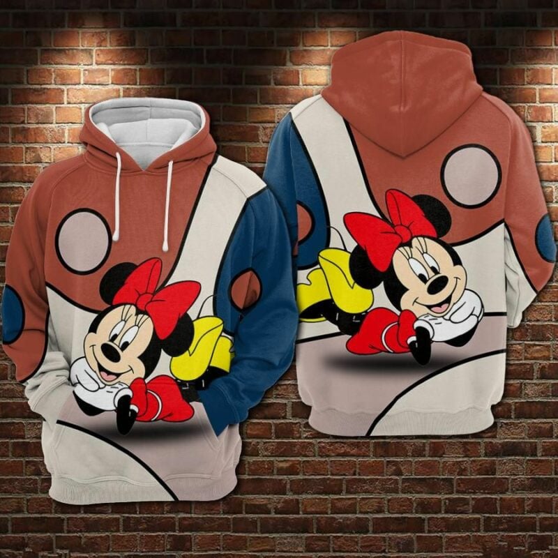 Buildercar - Minnie Mouse Movies Disney Over Print 3d Hoodie