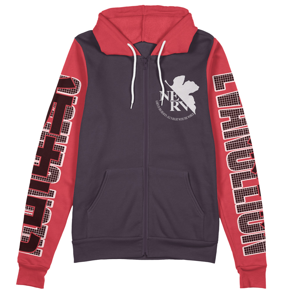 Buildercar - Misato Katsuragi Eva Streetwear Zip Hoodie Jacket - Image 2