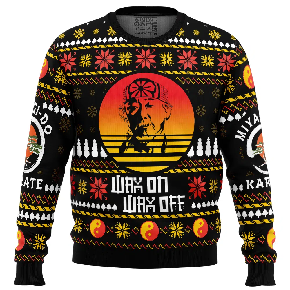 Buildercar - Miyagi Karate Dojo Ugly Christmas Sweater
