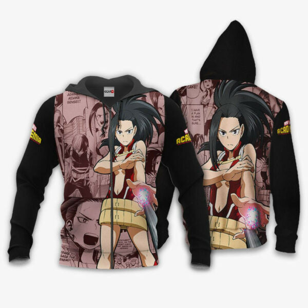 Buildercar - Momo Yaoyorozu Anime My Hero Academia Manga 1k967 Fan Gift Stylist Unisex Cartoon Graphic Outfits Aop 3d Hoodie 2503