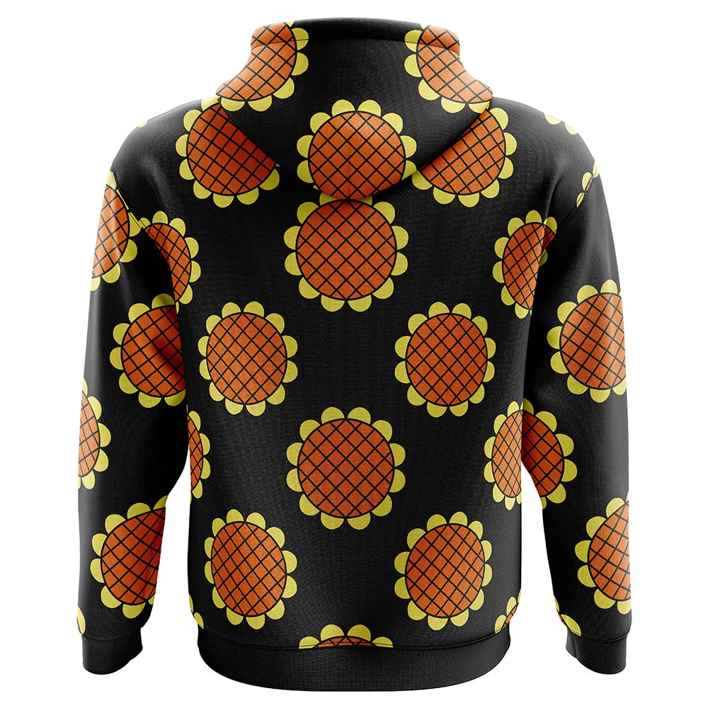Buildercar - Monkey D. Luffy Black Dressrosa One Piece Hoodie - Image 2