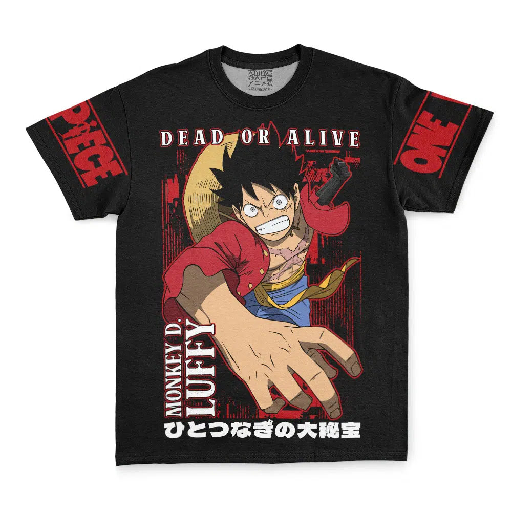 Buildercar - Monkey D. Luffy Dead Or Alive One Piece Streetwear T-Shirt