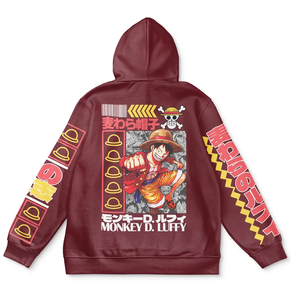 Buildercar - Monkey D. Luffy V2 One Piece Streetwear Hoodie