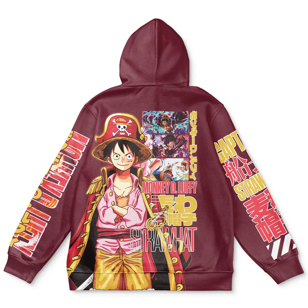 Buildercar - Monkey D. Luffy V3 One Piece Streetwear Hoodie