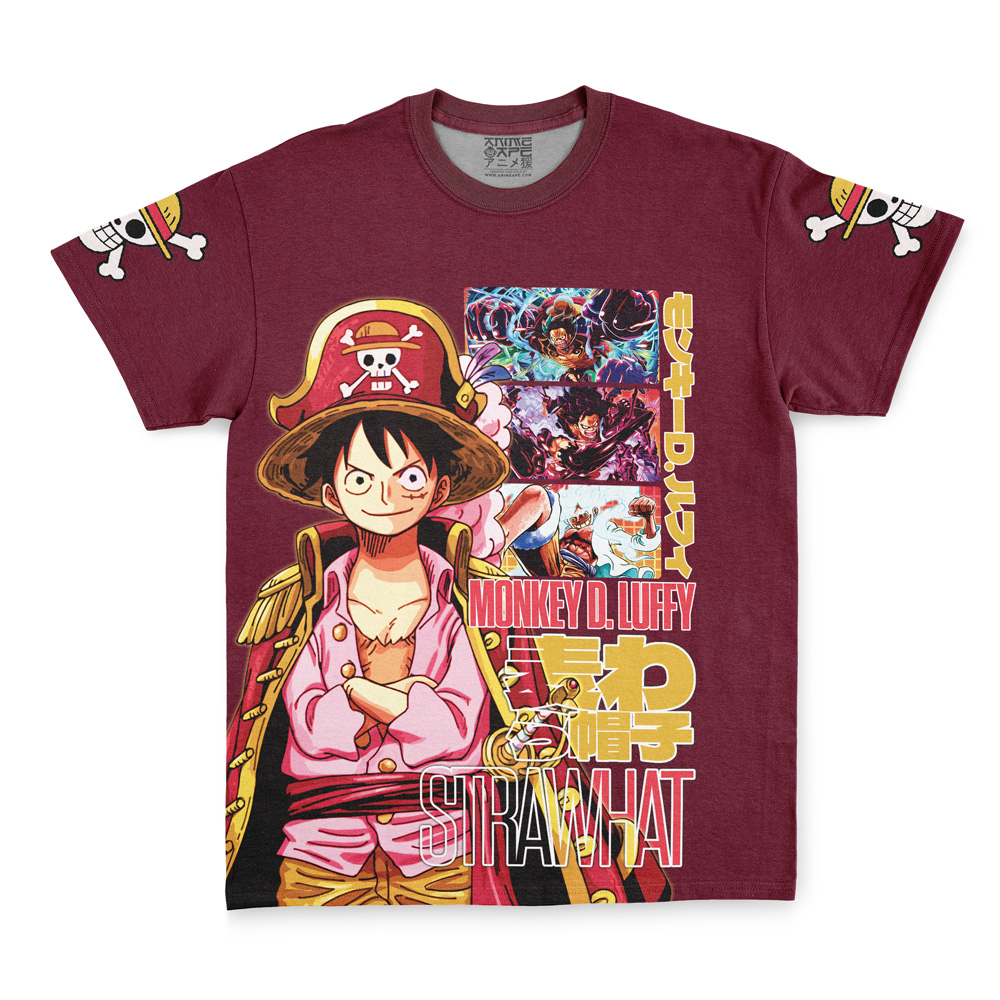 Buildercar - Monkey D. Luffy V3 One Piece Streetwear T-Shirt