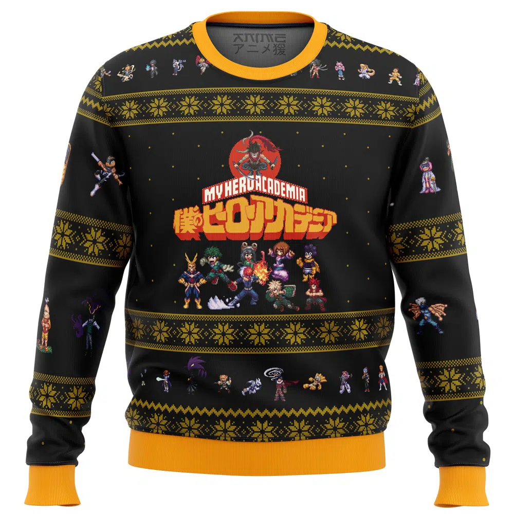 Buildercar - My Hero Academia Boku No Sprites Ugly Christmas Sweater