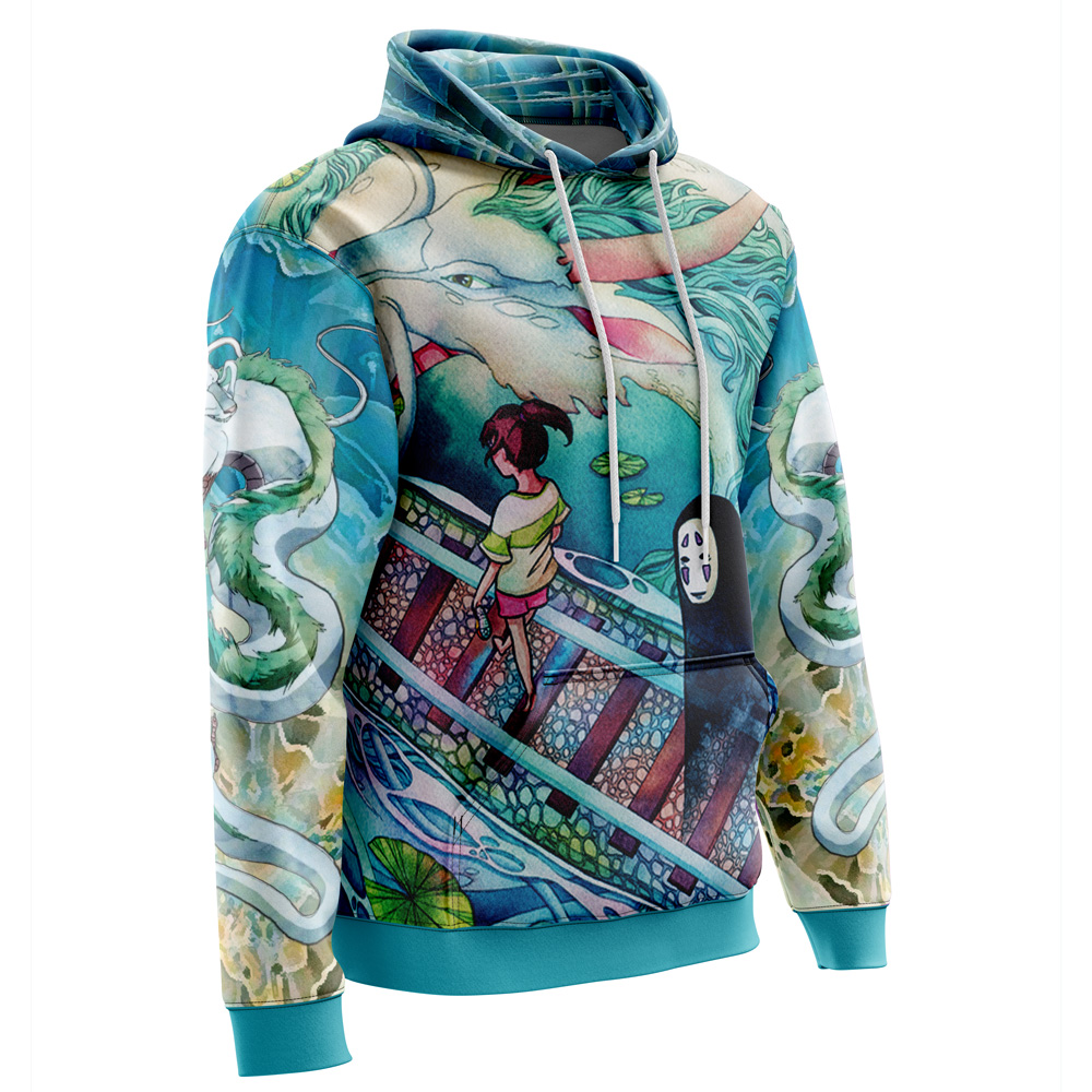 Buildercar - Mythical Spirited Away Studio Ghibli Hoodie - Image 2