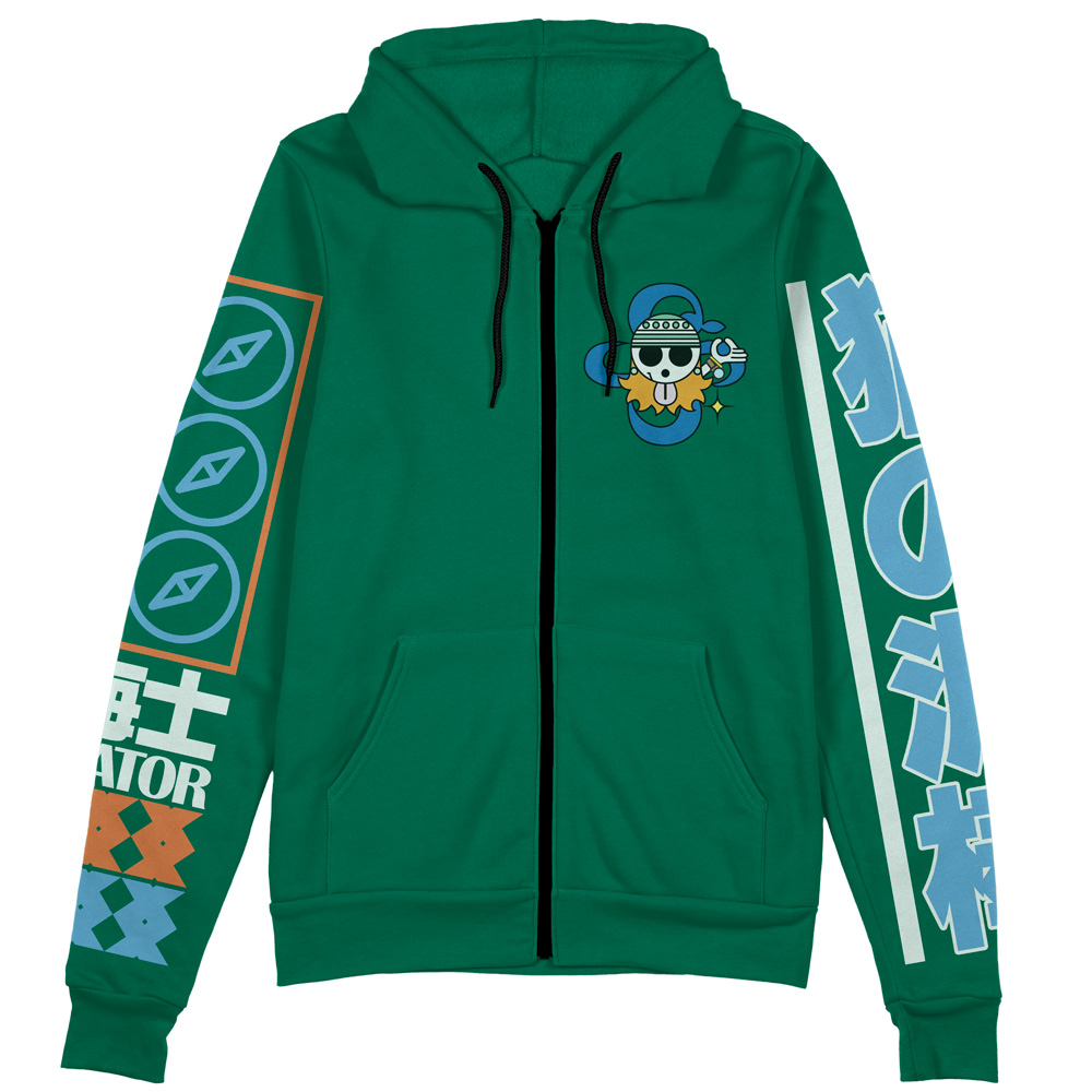 Buildercar - Nami One Piece Streetwear Zip Hoodie Jacket - Image 2