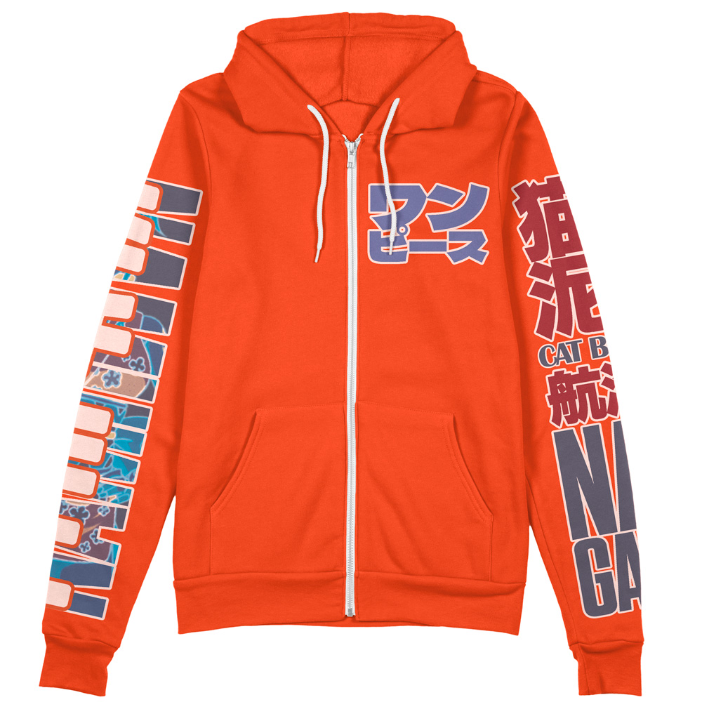 Buildercar - Nami V2 One Piece Streetwear Zip Hoodie Jacket - Image 2