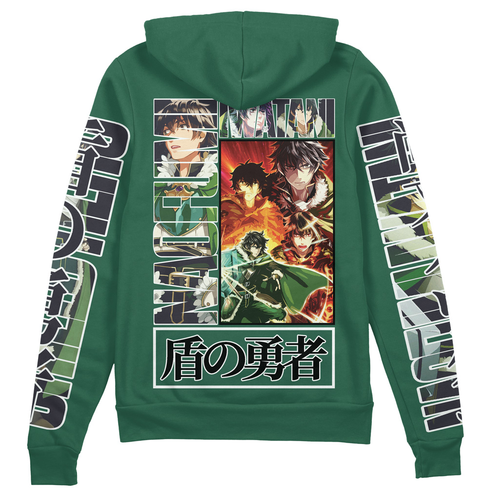 Buildercar - Naofumi Iwatani The Rising of the Shield Hero Streetwear Zip Hoodie Jacket