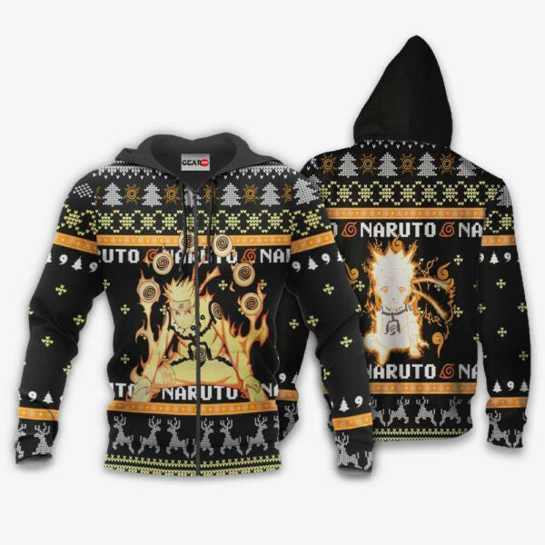 Buildercar - Naruto Bijuu Christmas Naruto Anime 1k450 Fan Gift Stylist Unisex Cartoon Graphic Outfits Aop 3d Hoodie 2157
