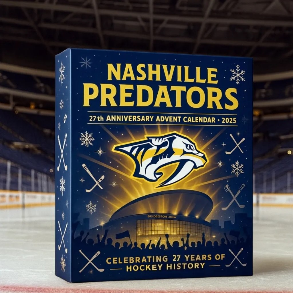 Buildercar - Nashville Predators Advent Calendar a?? 27th Anniversary -2D Acrylic