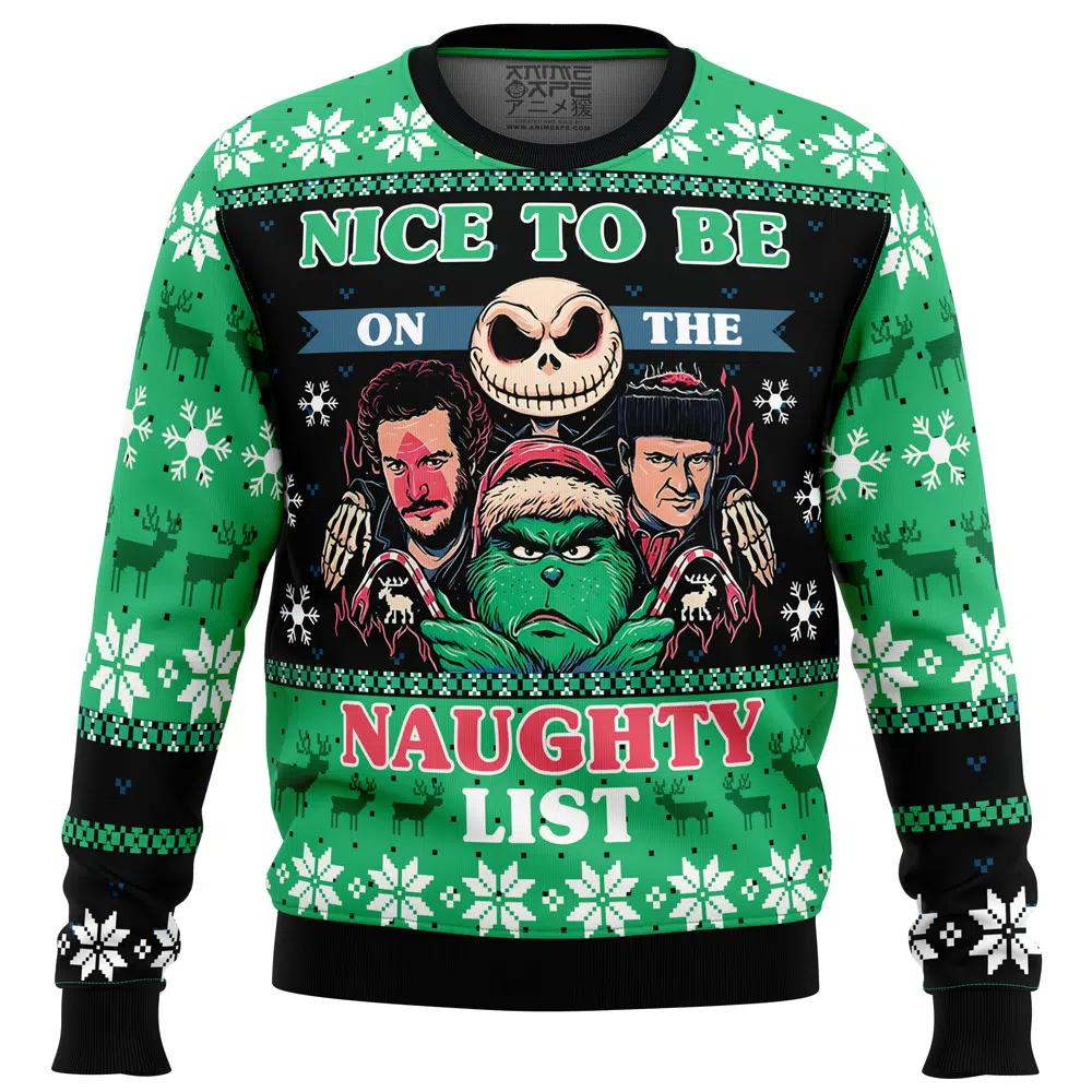 Buildercar - Naughty List Club Ugly Christmas Sweater