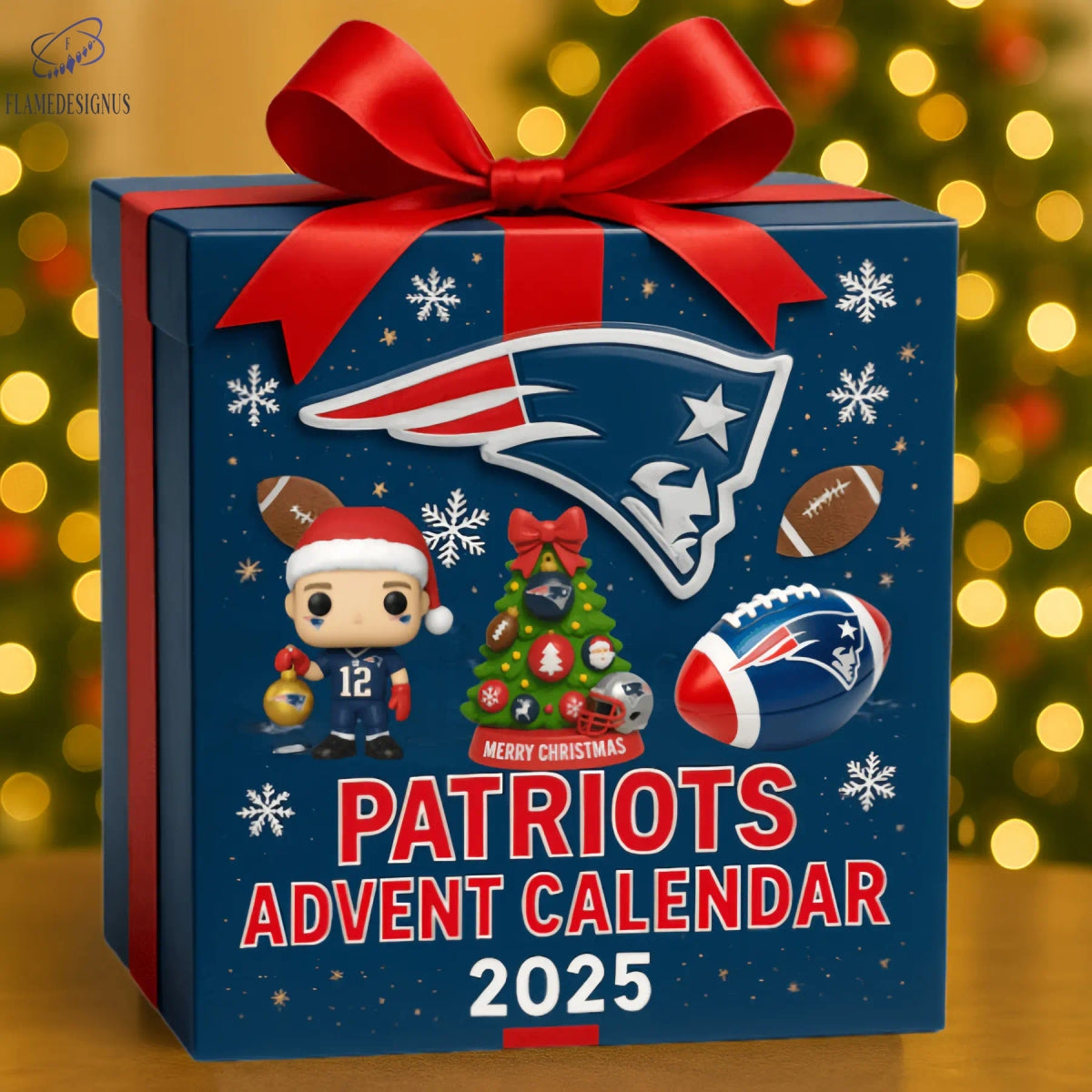 Buildercar - New England Patriots Advent Calendar 2025 -2D Acrylic