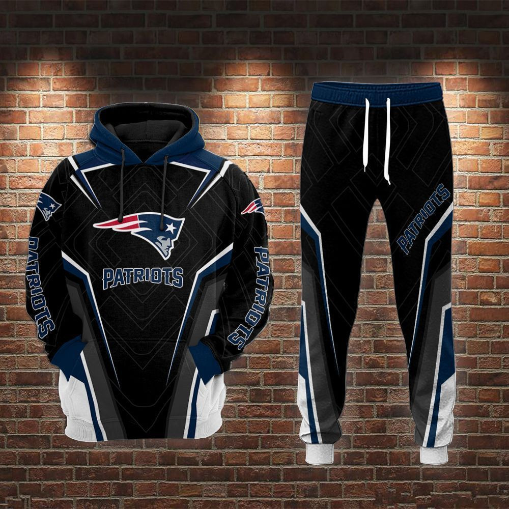 Buildercar - New England Patriots Hoodie & Jogger 016