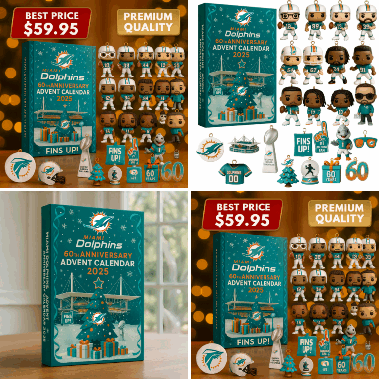 Buildercar - NEW Miami Dolphins Advent Calendar -2D Acrylic