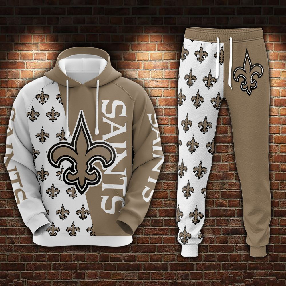 Buildercar - New Orleans Saints Hoodie & Jogger 547