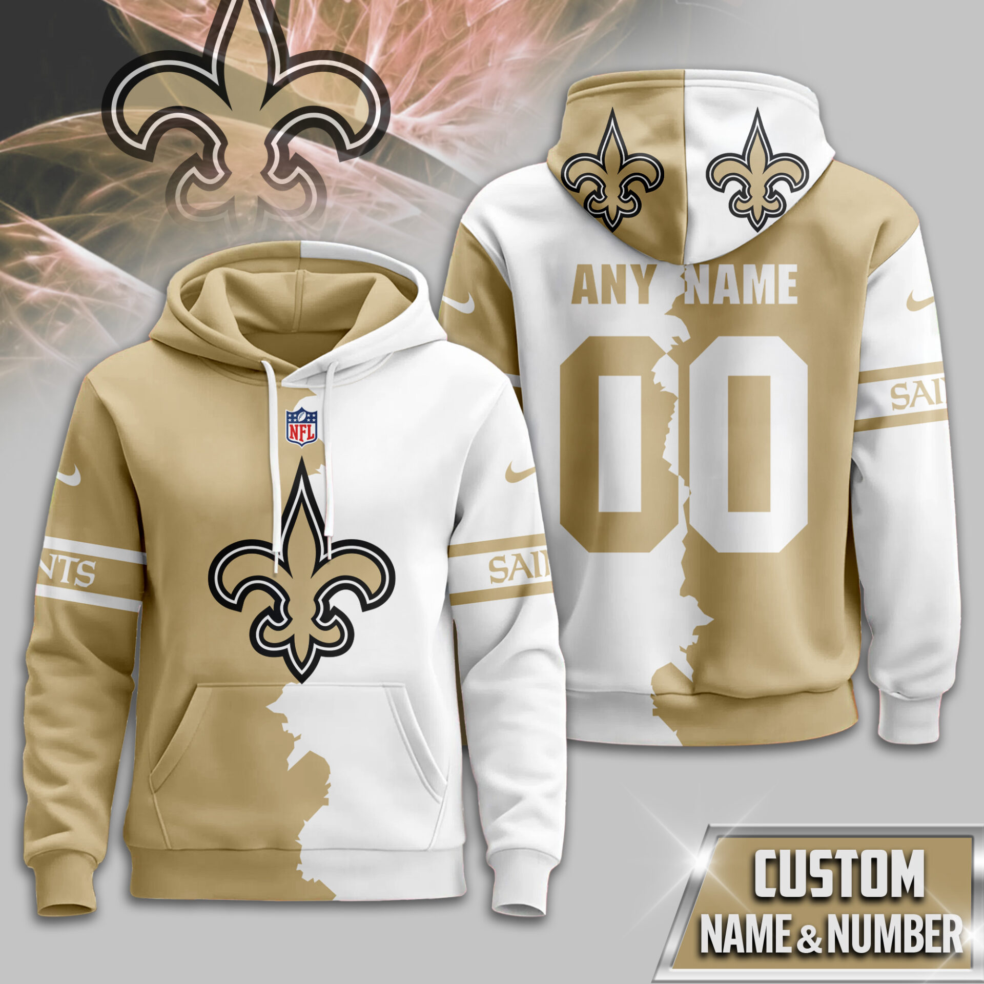 Buildercar - New Orleans Saints | Premium Victory Split Hoodie