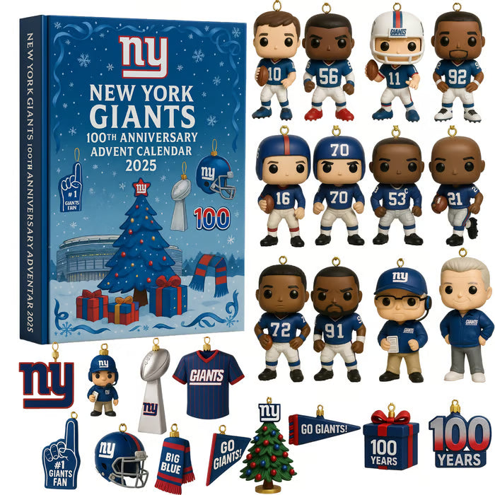 Buildercar - New York Giants 100th Anniversary Advent Calendar 2025 -2D Acrylic
