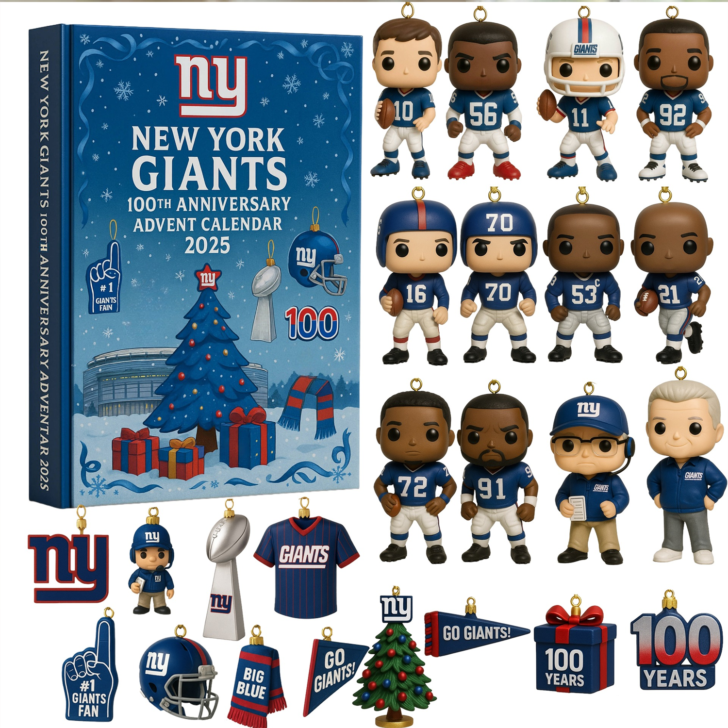 Buildercar - New York Giants x NFL Anniversary Advent Calendar  