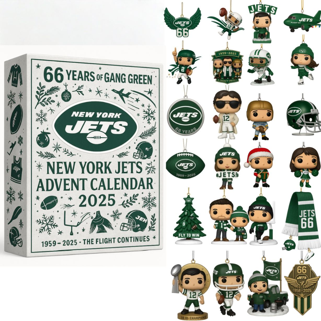 Buildercar - New York Jets Advent Calendar 2025 65TH ANNIVERSARY -2D Acrylic