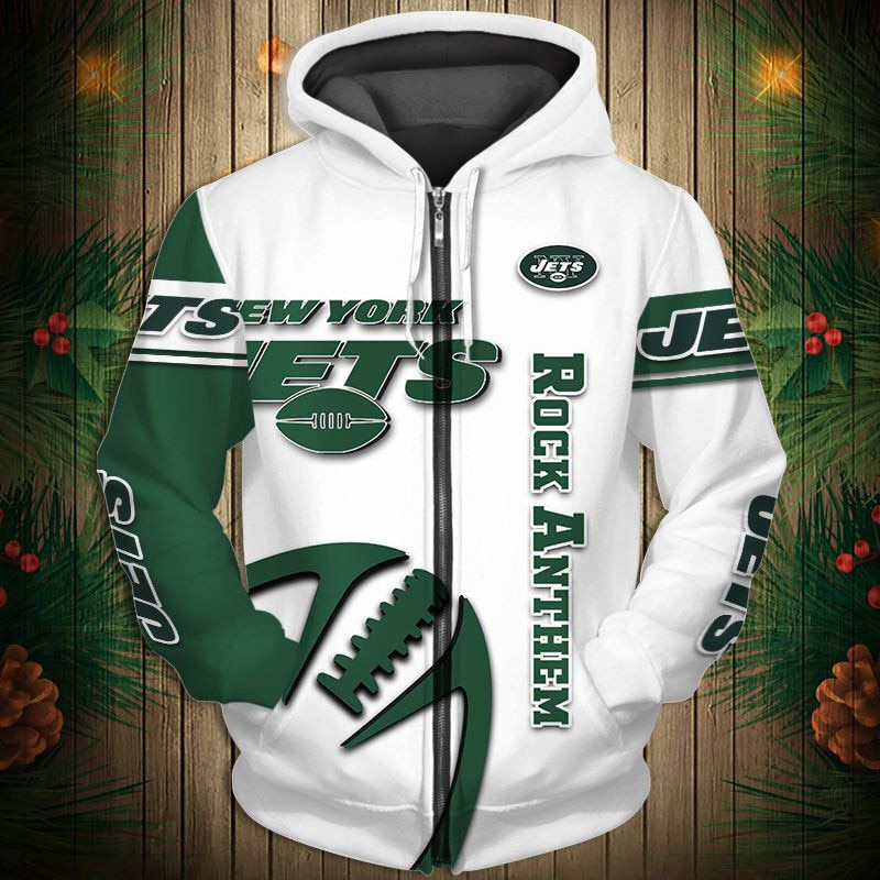 Buildercar - New York Jets Hoodie Unisex NFL Pullover Hoodie for Football Fans hm10112553