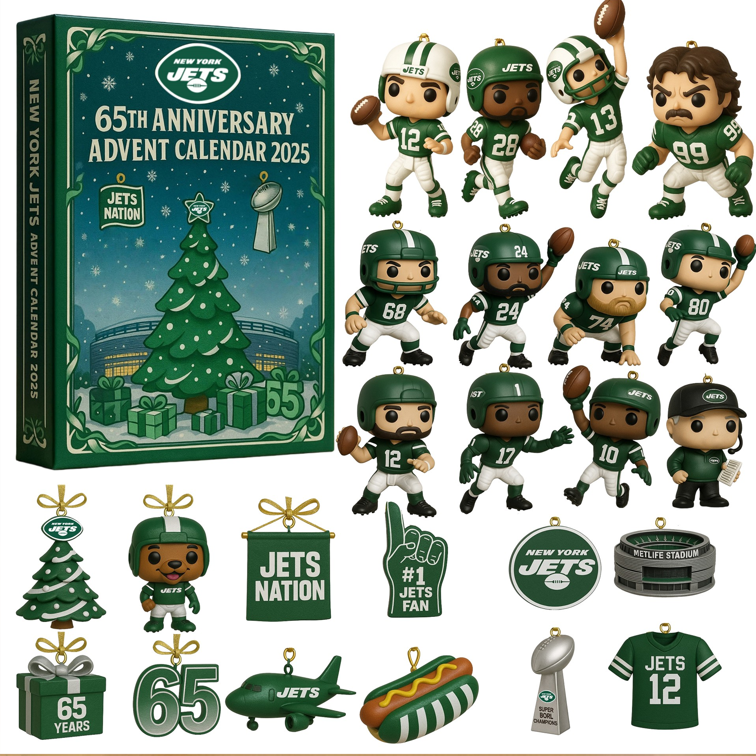 Buildercar - New York Jets x NFL Anniversary Advent Calendar  