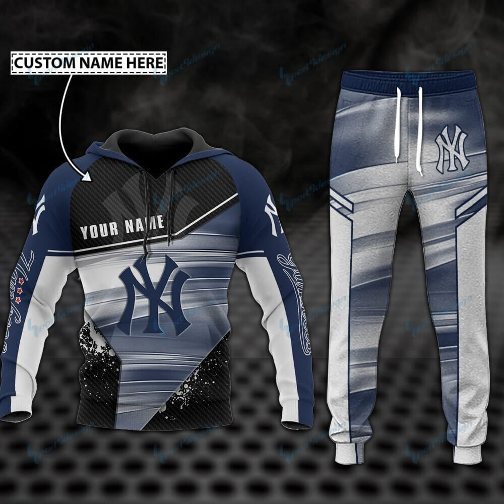 Buildercar - New York Yankees Personalized Hoodie and Jogger Set BG841