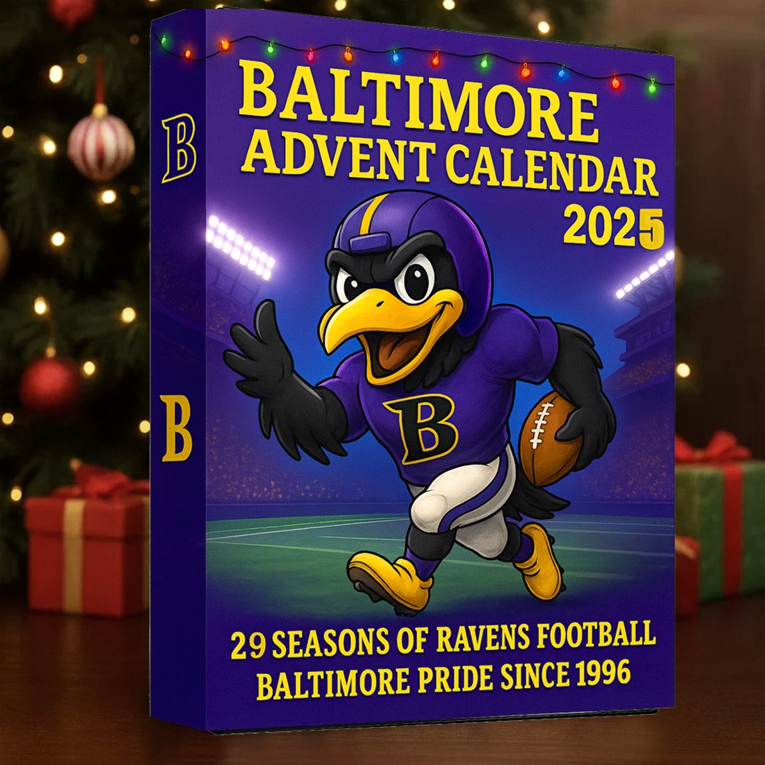 Buildercar - NFL Baltimore Ravens Team Advent Calendar Christmas V1