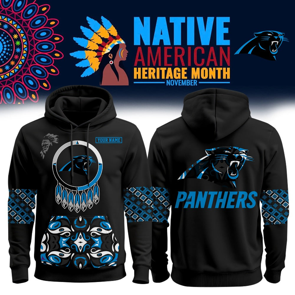Buildercar - NFL x Carolina Panthers Native Amercan Hoodie Edition V1 NAK