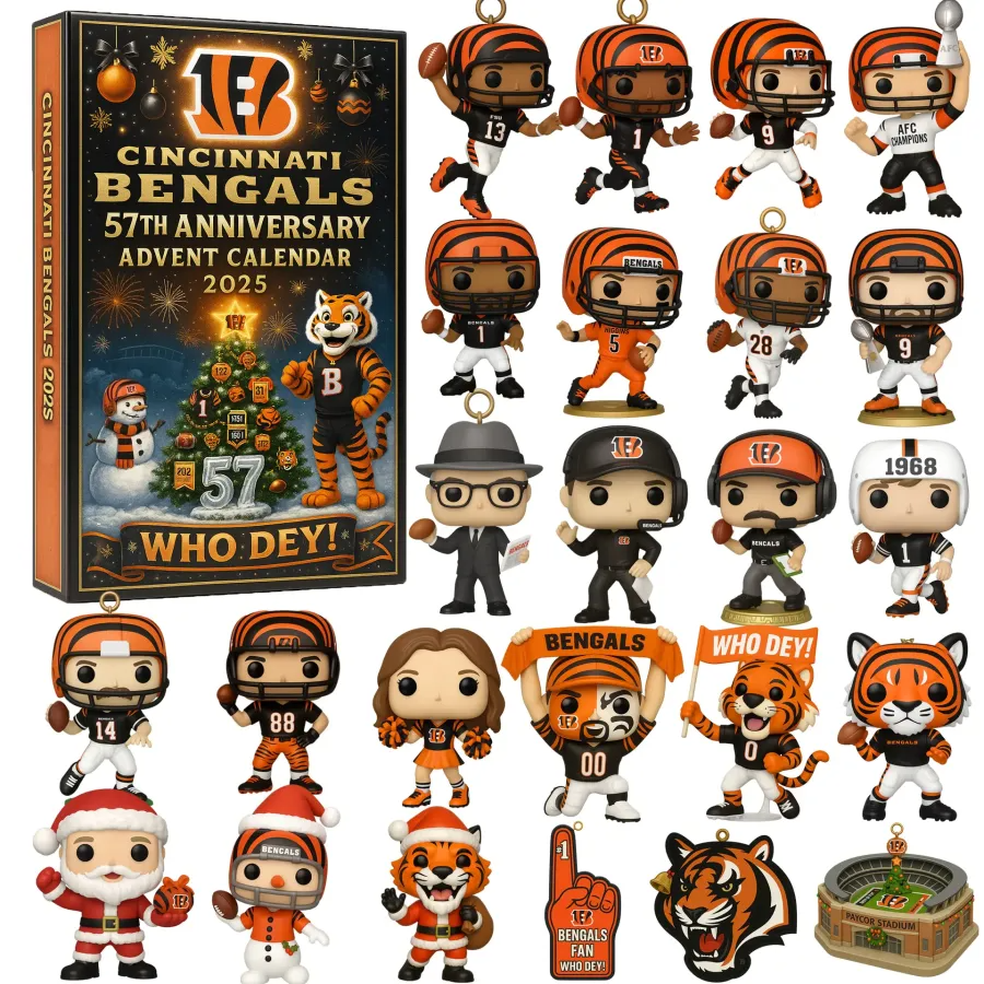 Buildercar - NFL x Cincinnati Bengals Anniversary Advent Calendar V1 