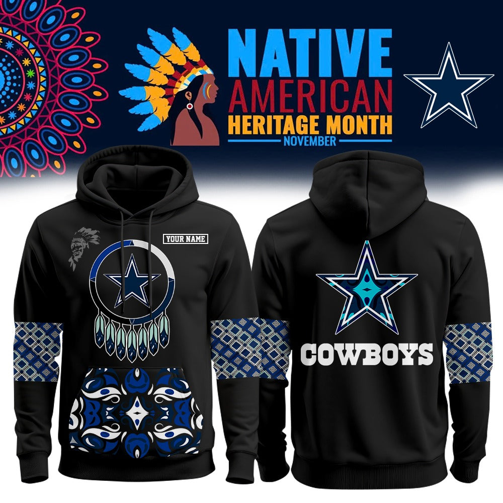 Buildercar - NFL x Dallas Cowboys Native Amercan Hoodie Edition V1 NAK