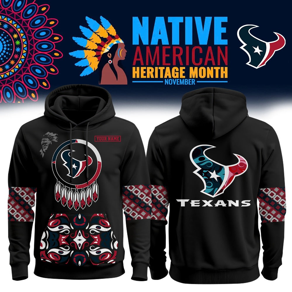 Buildercar - NFL x Houston Texans Native Amercan Hoodie Edition V1 NAK