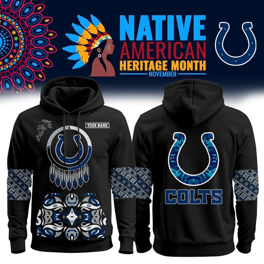 Buildercar - NFL x Indianapolis Colts Native Amercan Hoodie Edition V1 NAK