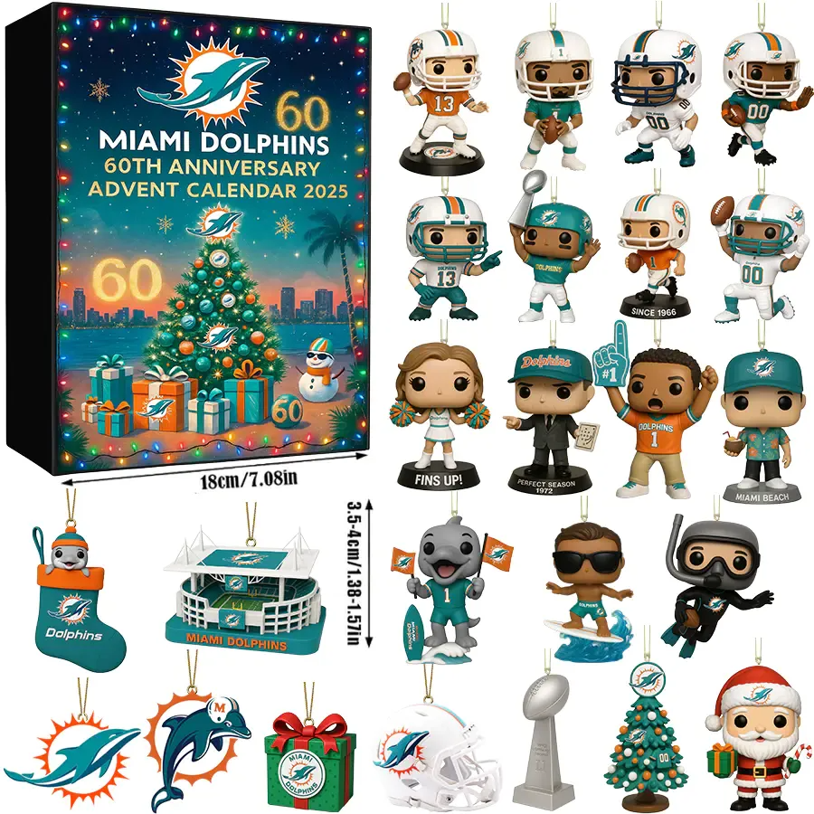 Buildercar - NFL x Miami Dolphins Anniversary Advent Calendar V1 