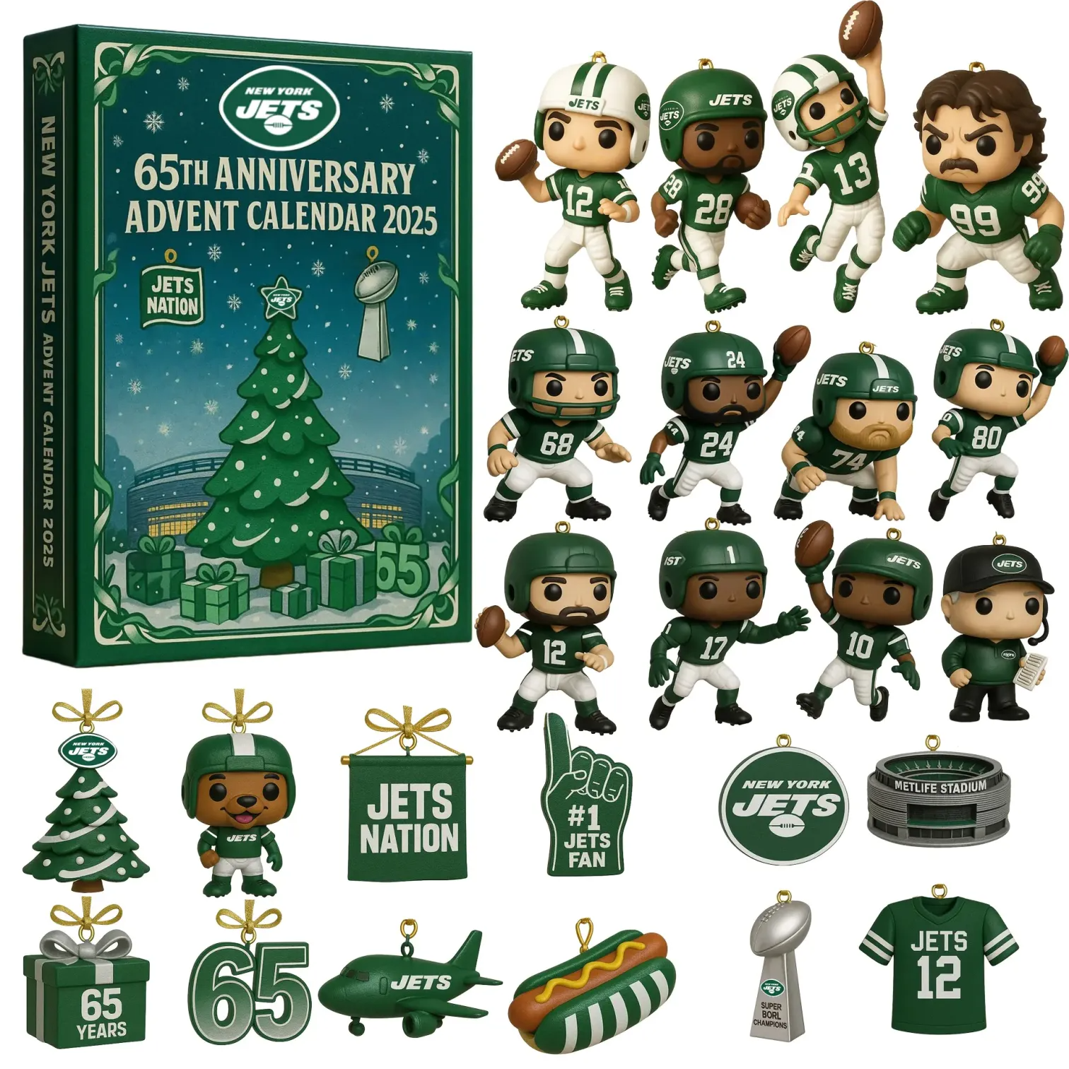 Buildercar - NFL x New York Jets Anniversary Advent Calendar V1 