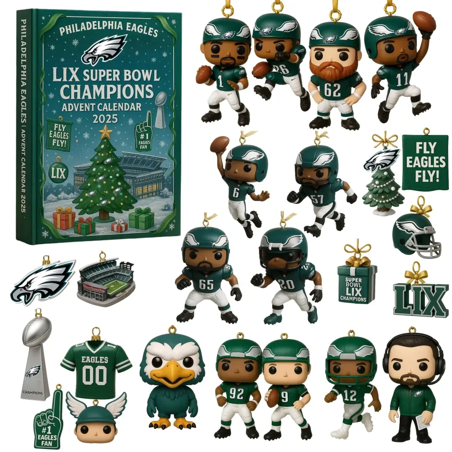 Buildercar - NFL x Philadelphia Eagles star advent calendar V1 