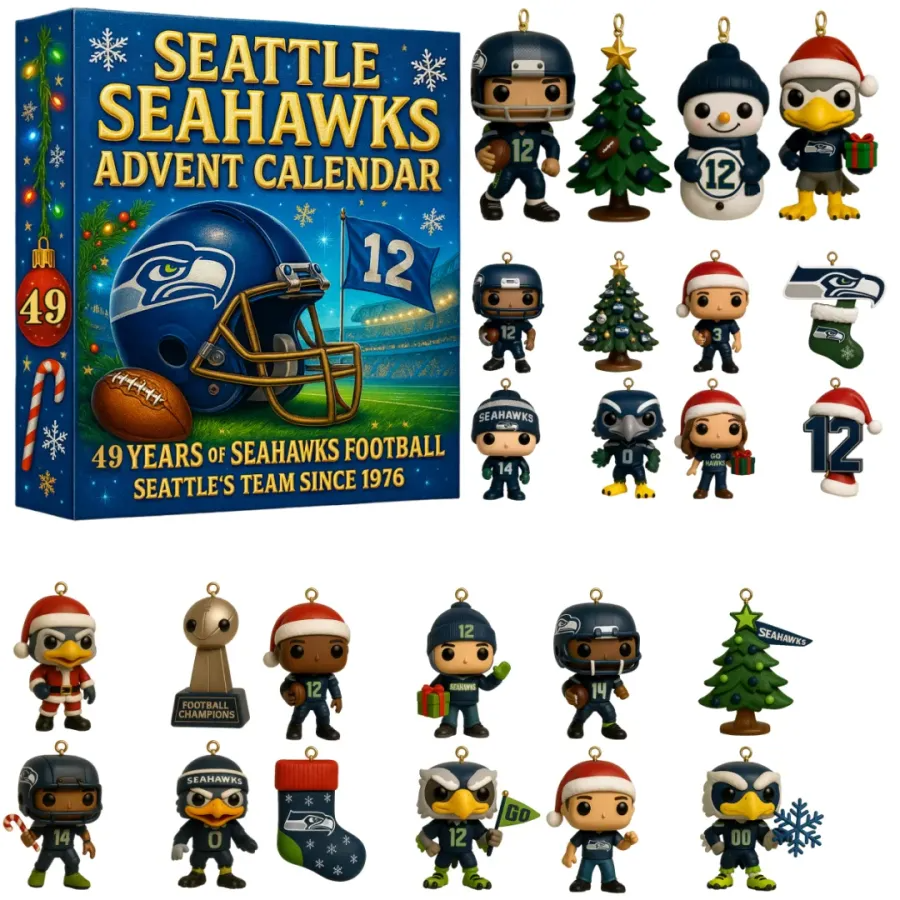 Buildercar - NFL x Seattle Seahawks star advent calendar V1 