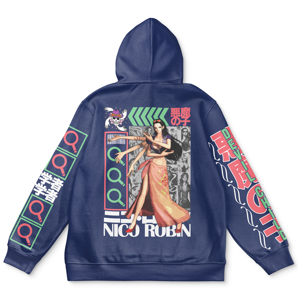 Buildercar - Nico Robin One Piece Streetwear Hoodie