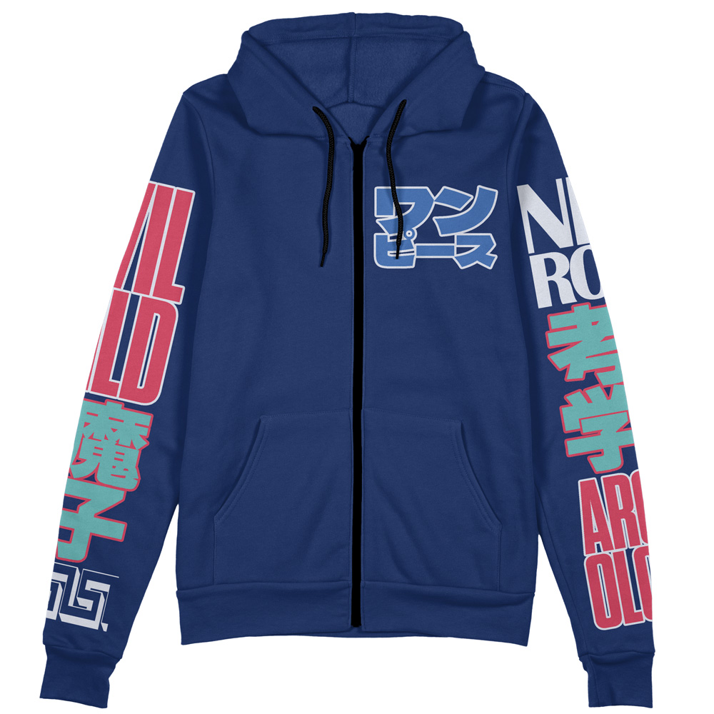 Buildercar - Nico Robin V2 One Piece Streetwear Zip Hoodie Jacket - Image 2