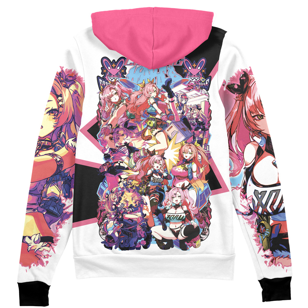 Buildercar - Nicole Demara Zenless Zone Zero Streetwear Zip Hoodie Jacket