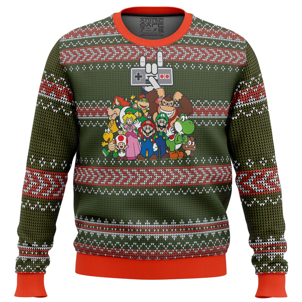 Buildercar - Nintendo Ugly Christmas Sweater