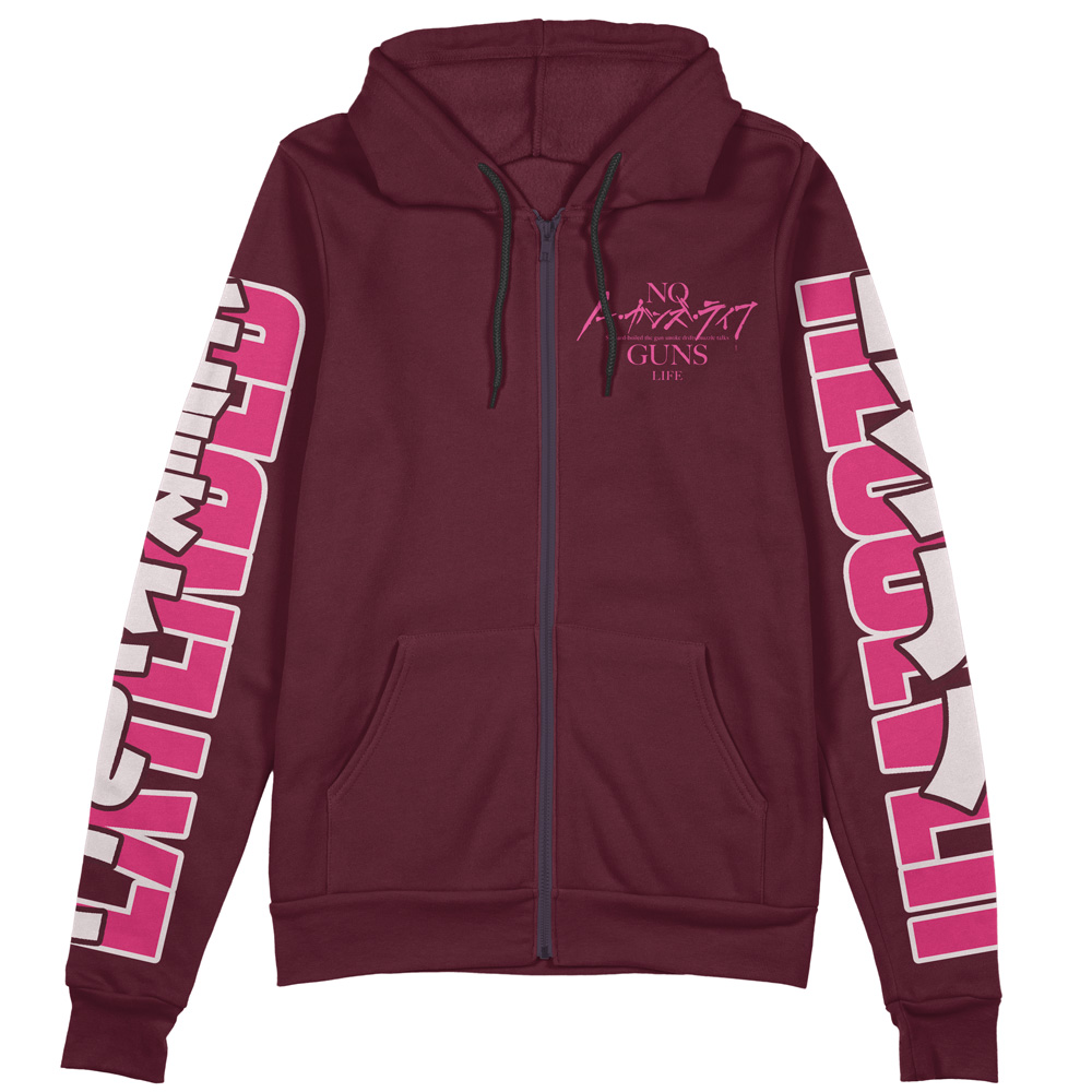 Buildercar - No Guns Life Streetwear Zip Hoodie Jacket - Image 2